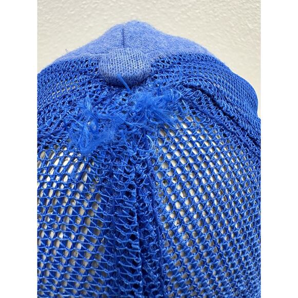 Screen Stars Best Snapback Hat 2nd BN. 46th Inf Army Adjustable Mesh Blue Cap - Picture 5 of 8